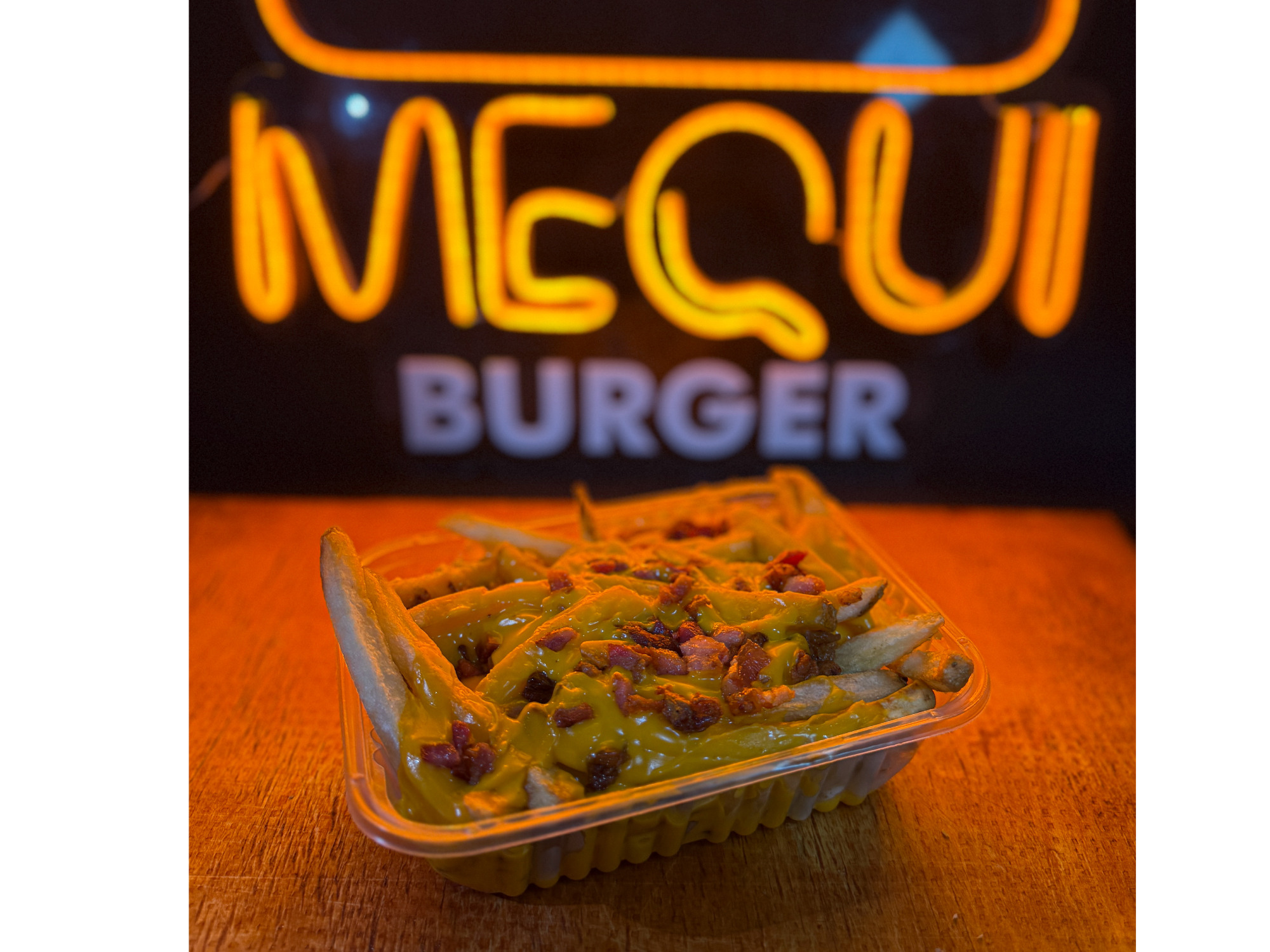 Papas chedar y bacon