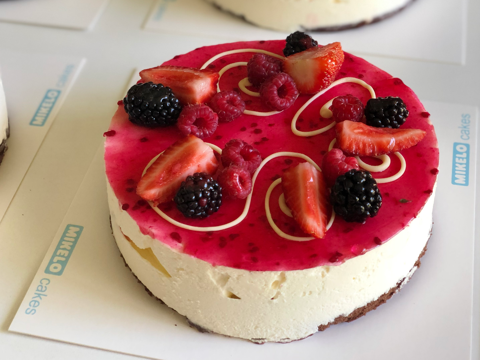 Cheesecake de frutos rojos