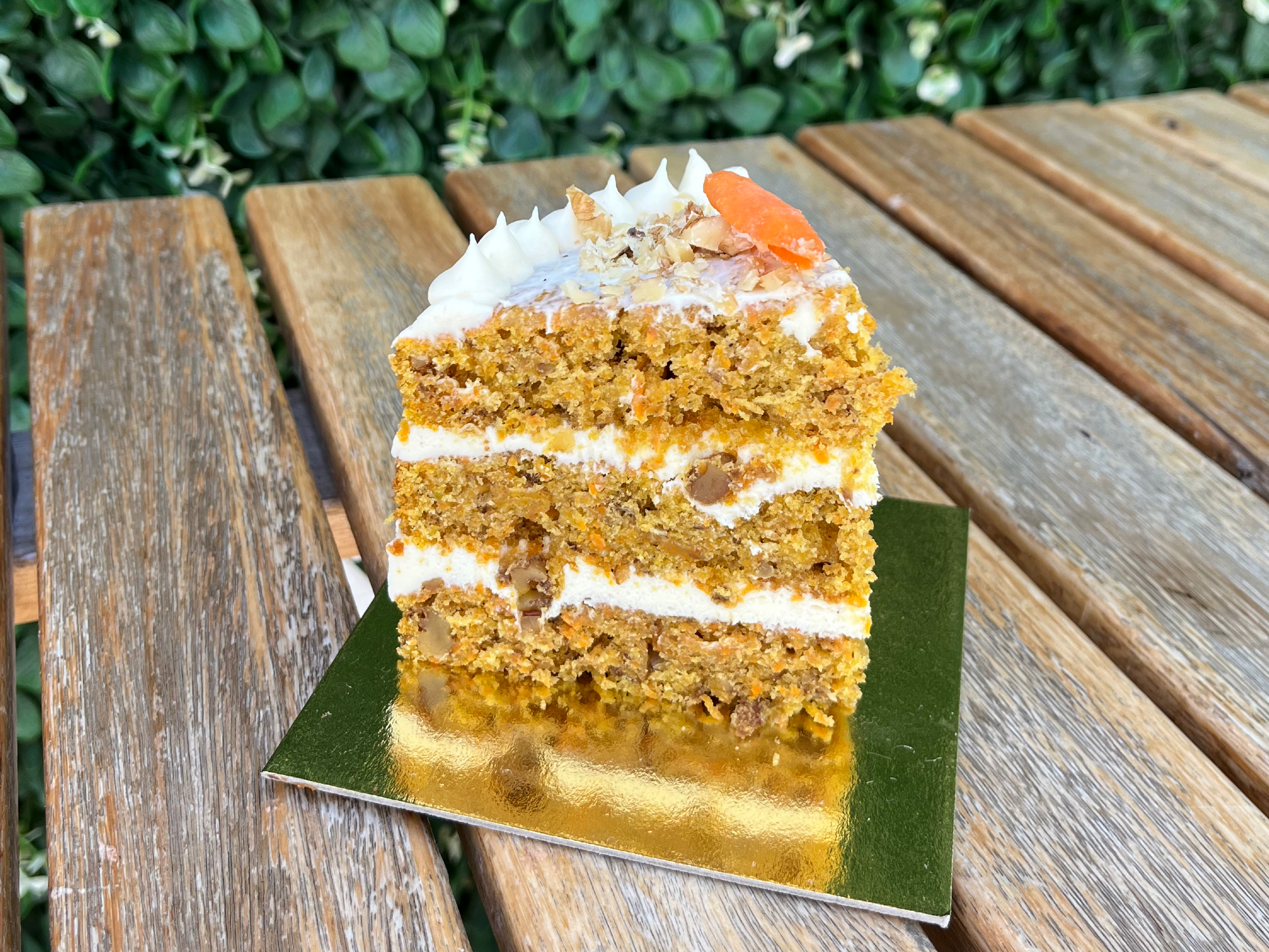 Porción de Carrot Cake