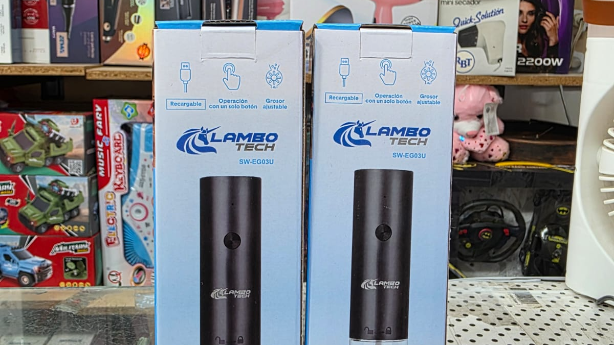 Pimentero electrico lambo tech
