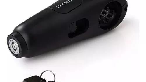 TRABA FRENO DE MOTO CON ALARMA