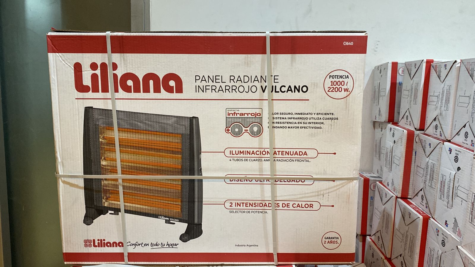 PANEL RADIANTE INFRARROJO VULCANO LILIANA
