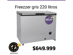Frezzer gris 220 litros