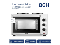 Hornito eléctrico BGH BHE35S22A 35 lt