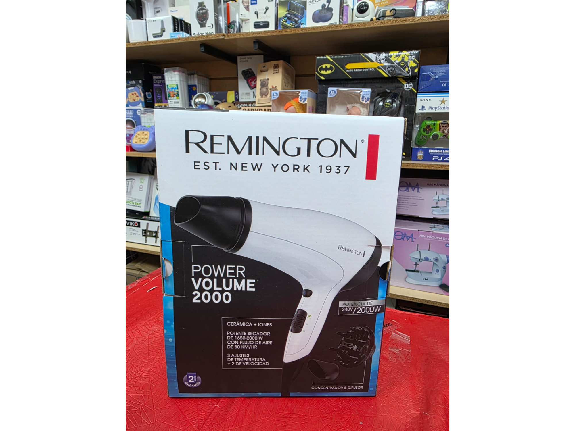 Secador de pelo remington power volumen 2000w