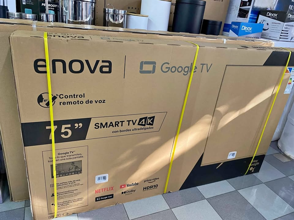 Tv Smart ENOVA 75'' LED 4K UHD Frameless Google TV*