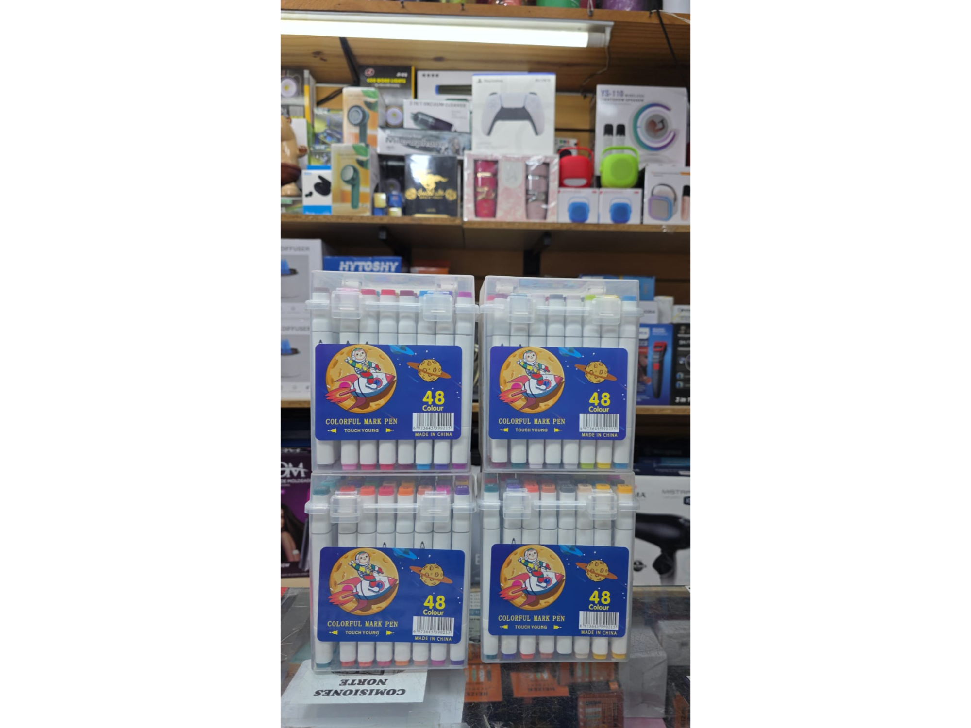 SUPER COMBO DE FIBRONES DOBLE PUNTA X48PCS EN CAJA *   *🖍️COLORFUL MARK PEN