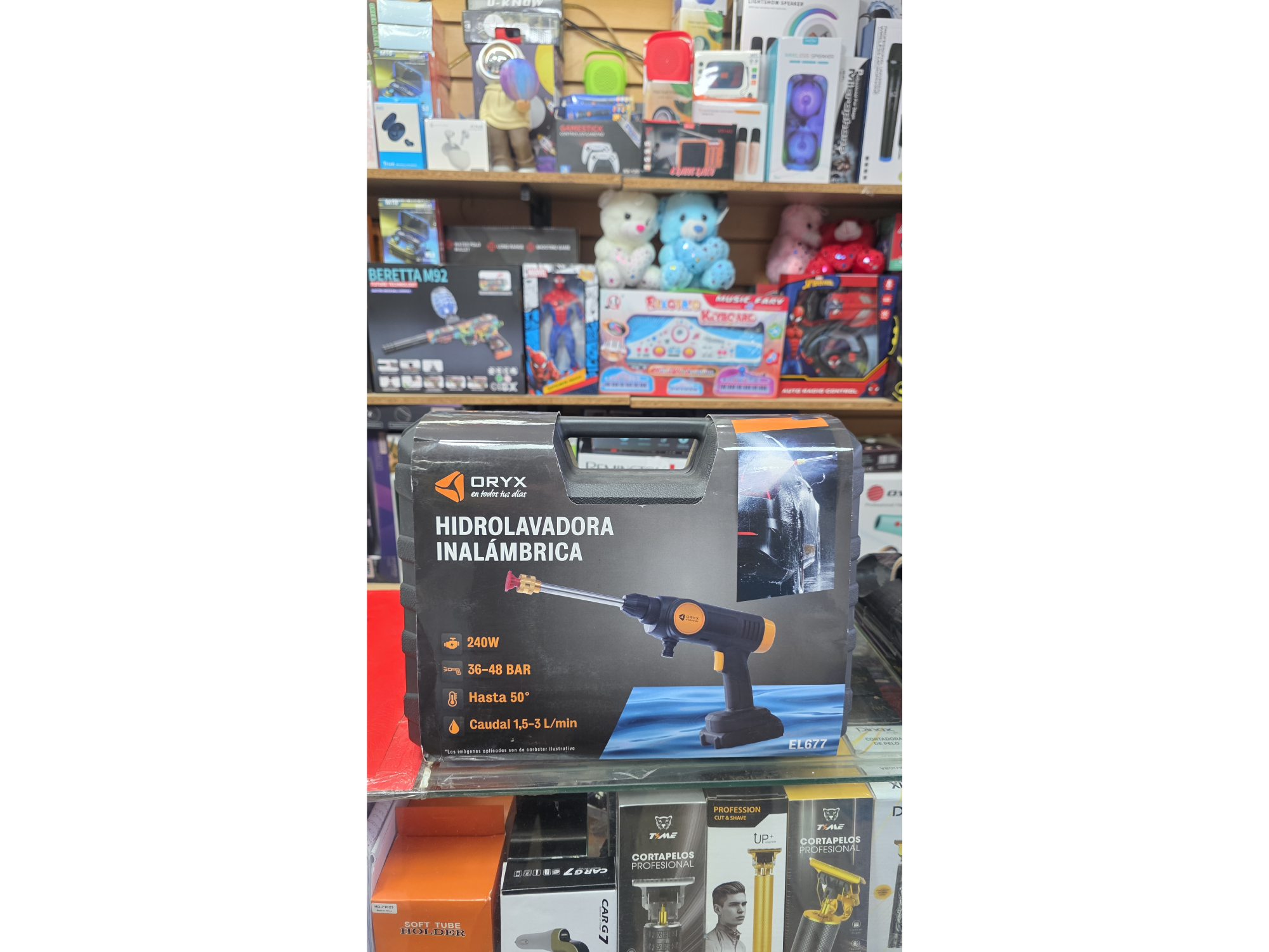 Hidrolavadora inalámbrica oryx