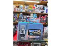 Camara de seguridad a 360 con sirena y doble camara