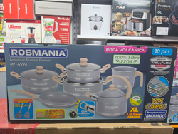 Juego de olla romania granito de aluminio con pava