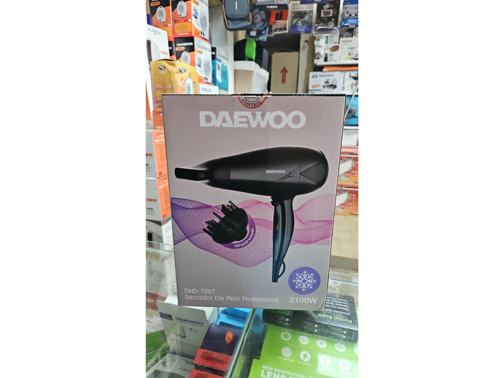 SECADOR DE PELO DAEWOO 2100W