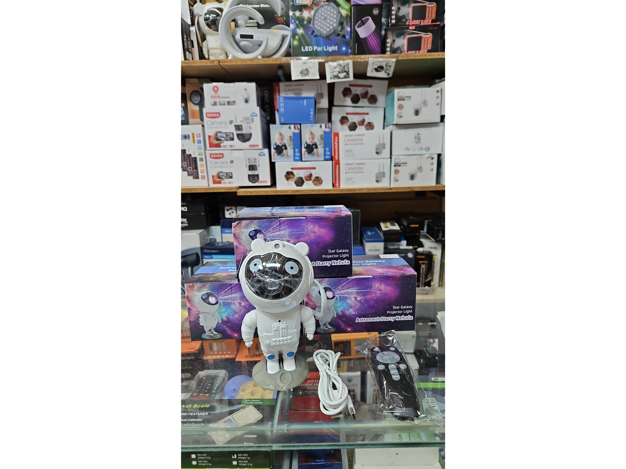 VELADOR ASTRONAUTA GALAXY CHICO