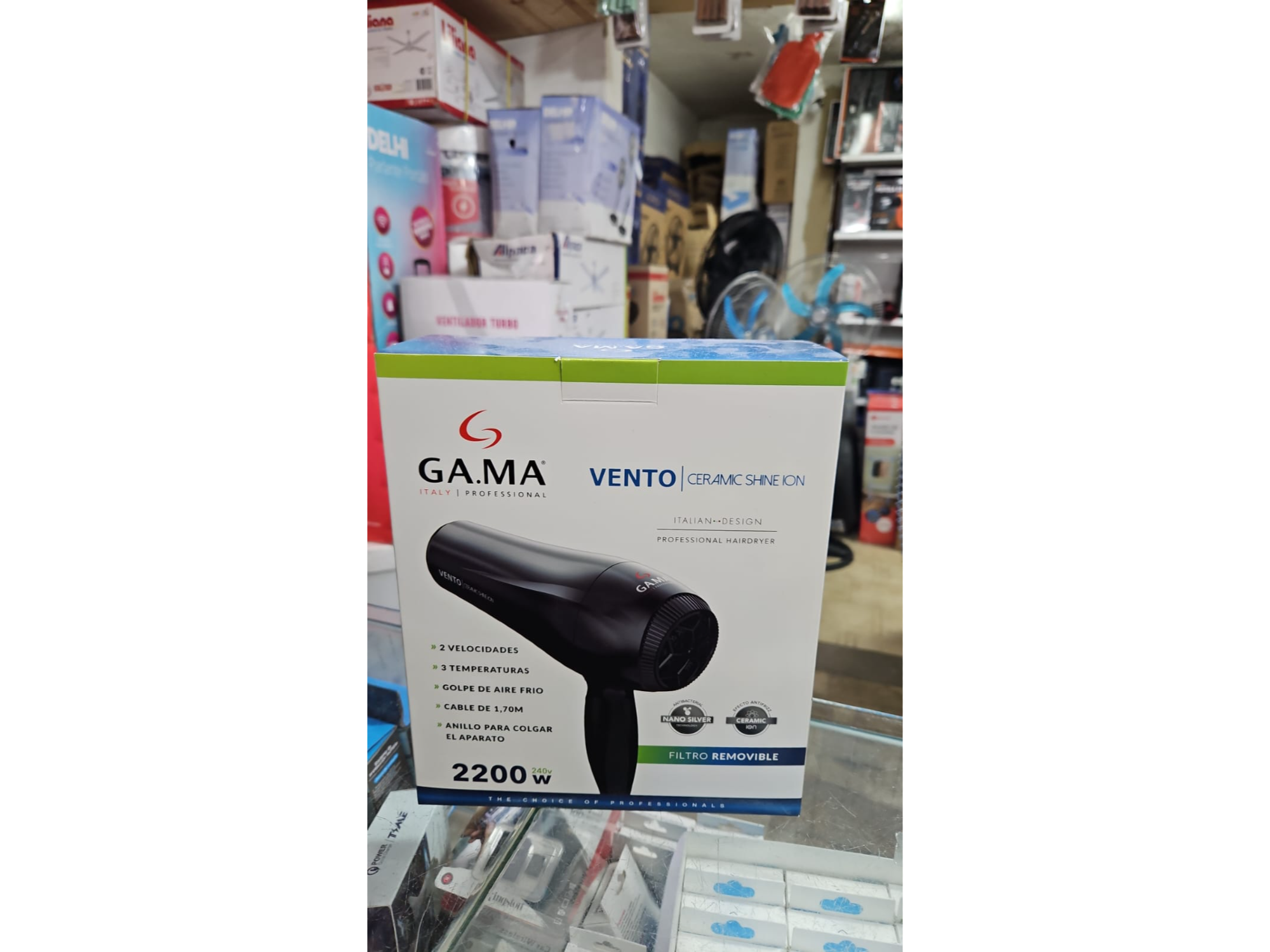 SECADOR DE PELO GAMA VENTO