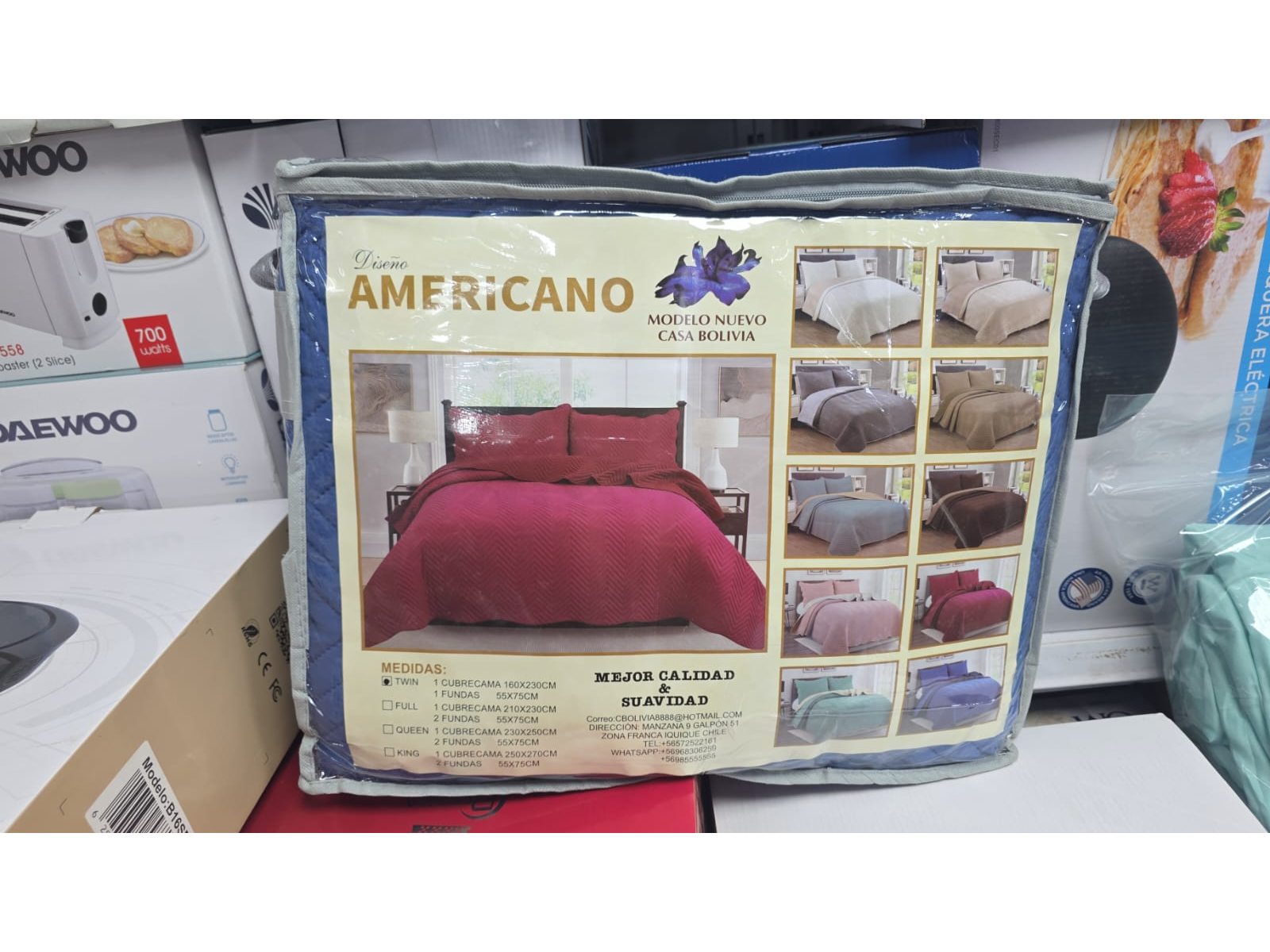 Cobertor de verano twin (varios modelos)