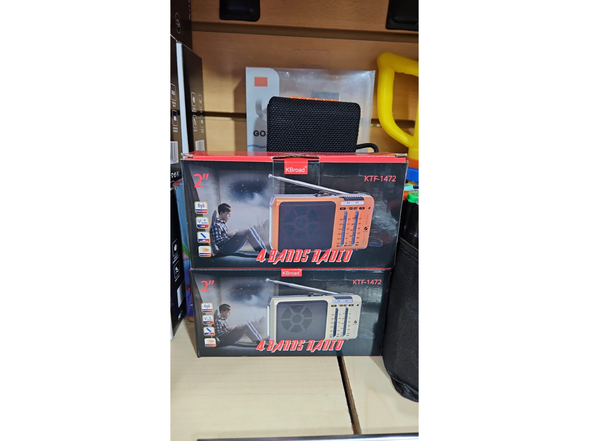 RADIO AM FM 2PULG M KTF-1472 CN LINTERNA