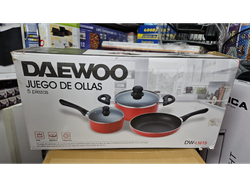 JUEGO DE OLLAS DAEWOO 5 PIEZAS