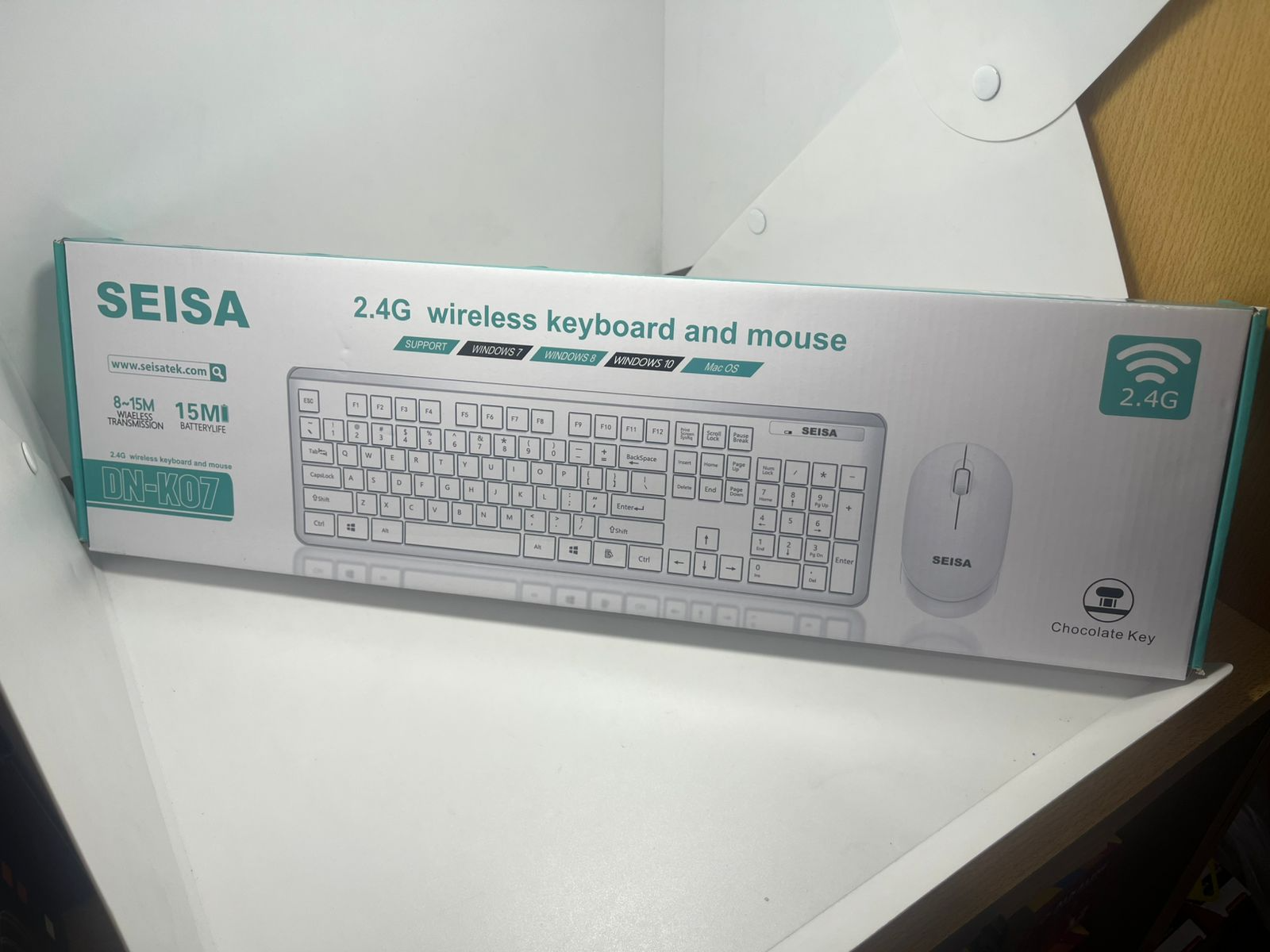 COMBO TECLADO Y MOUSE INALAMBRICO SEISA