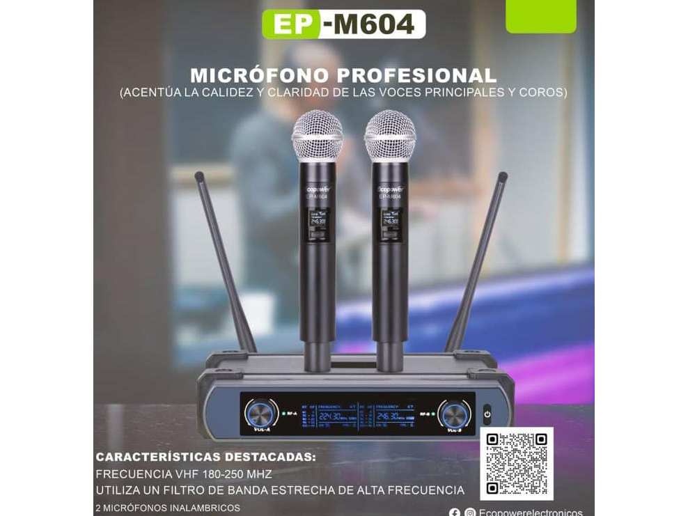 Kit karaoke con 2 micrófono