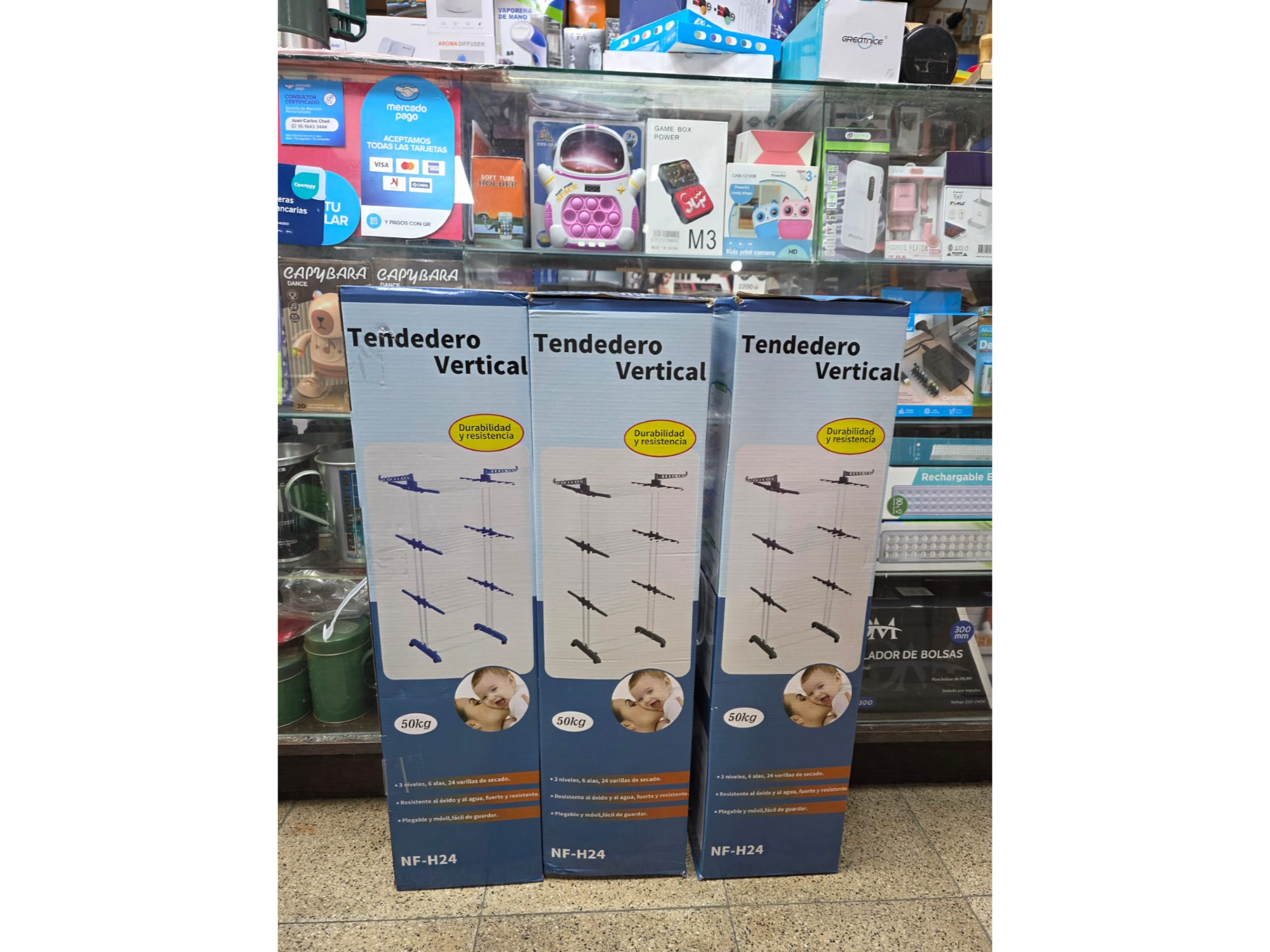 Tener ropa vertical 3 capas NF-H24