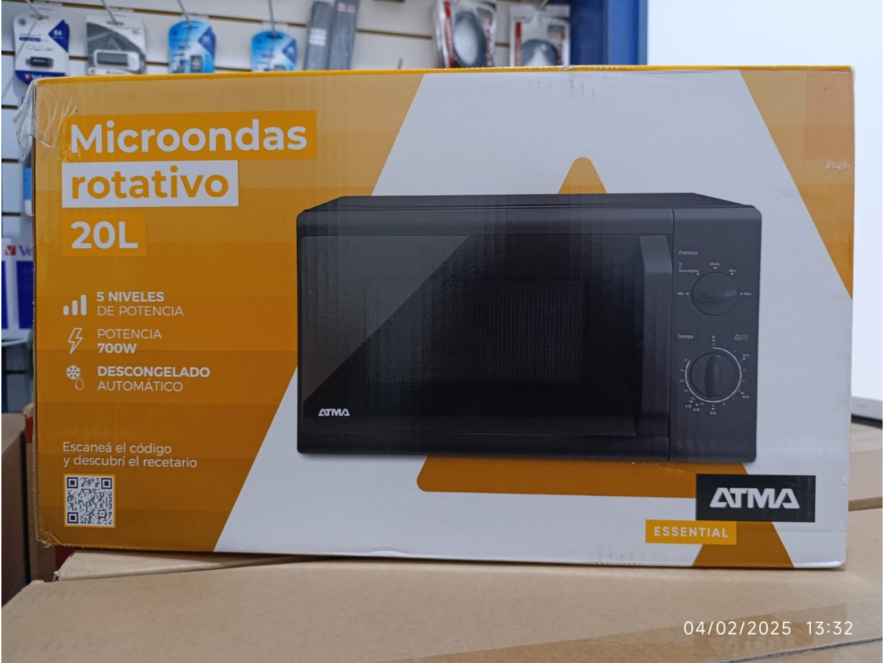 Microondas ATMA DE 20 LITROS