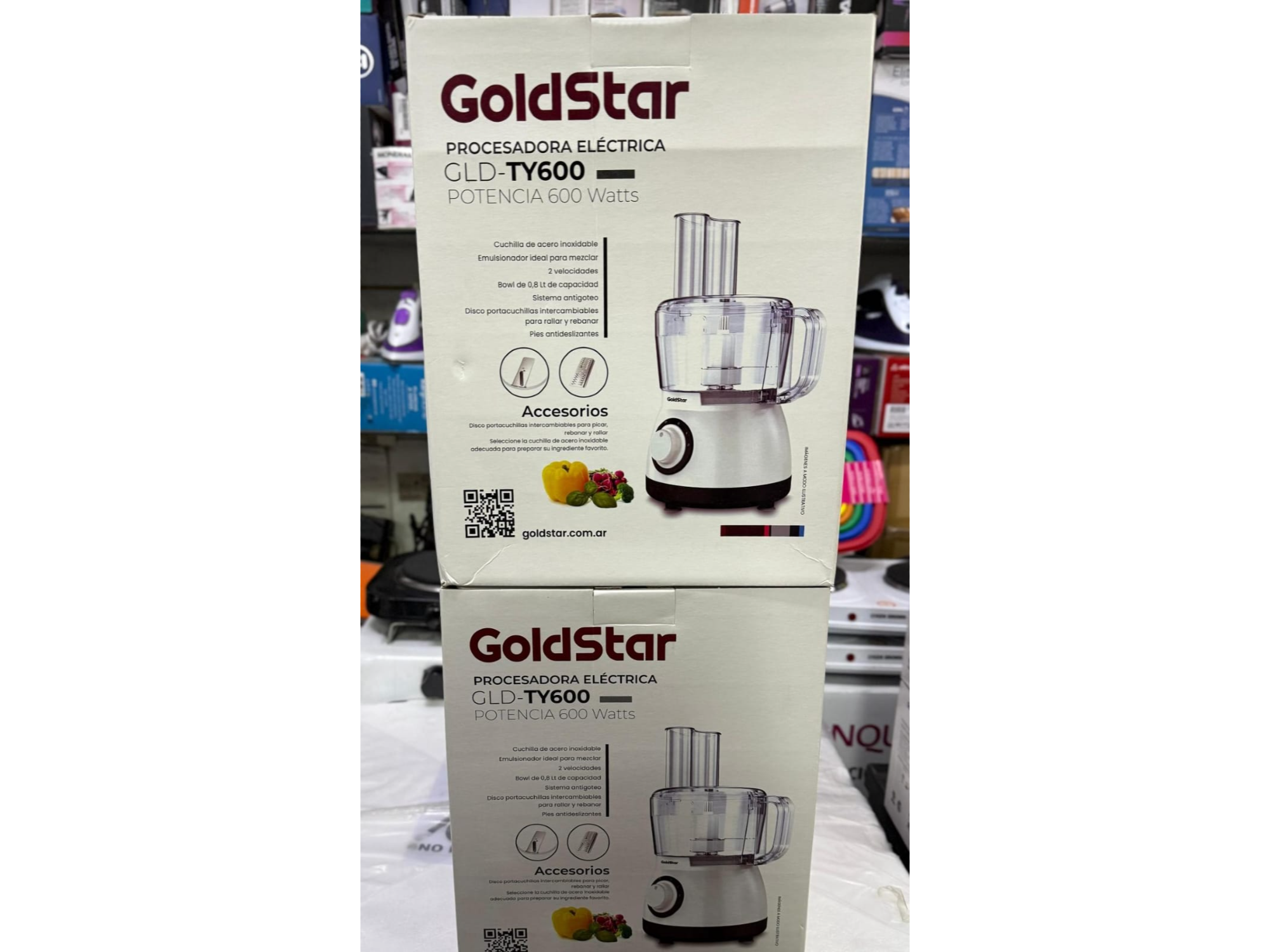 PROCESADORA GOLDSTAR  DE 600W DE POTENCIA