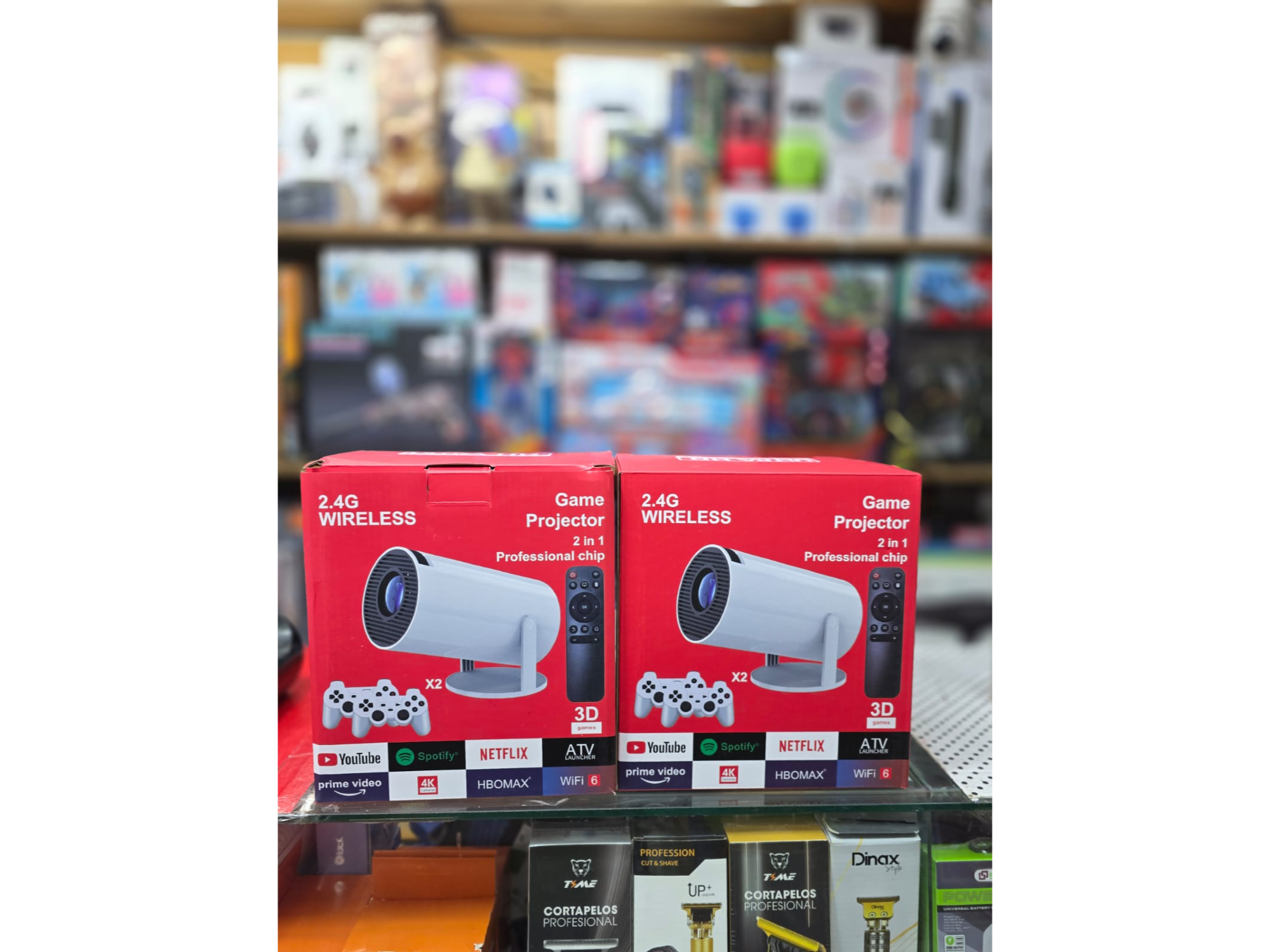 Proyector consola de juego