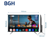 Tv smart De 50” bgh Qled