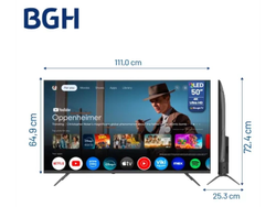 Tv smart De 50” bgh Qled