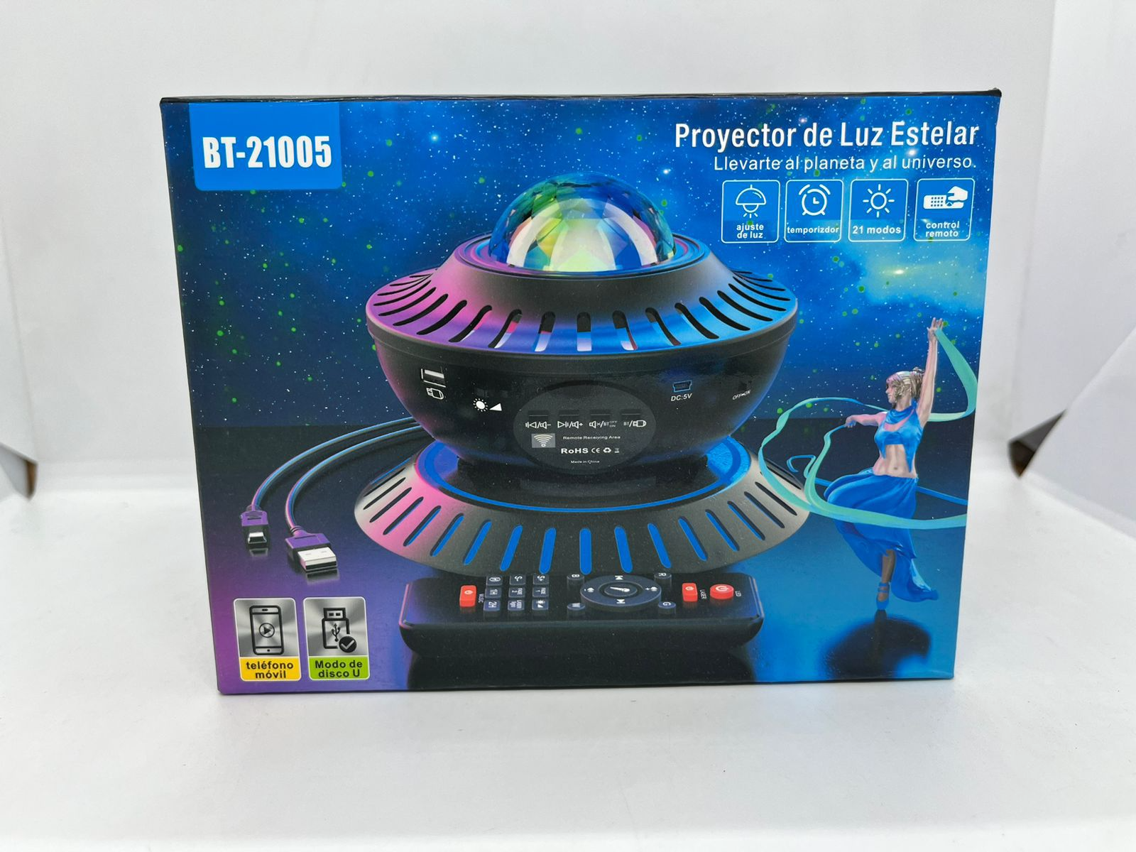 PROYECTOR GALAXIA CN PARLANTE BT- 21005