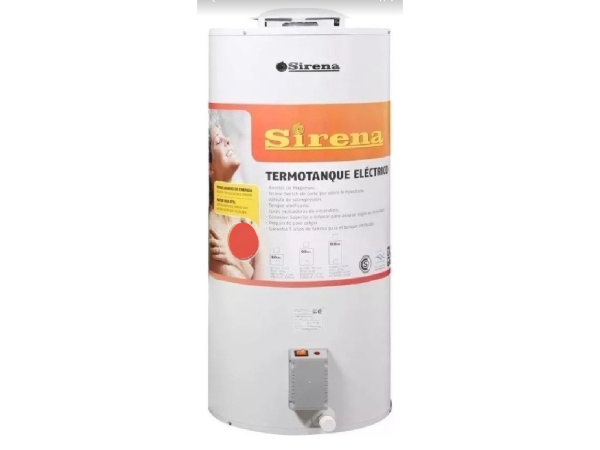 SIRENA 60 LITROS DUAL