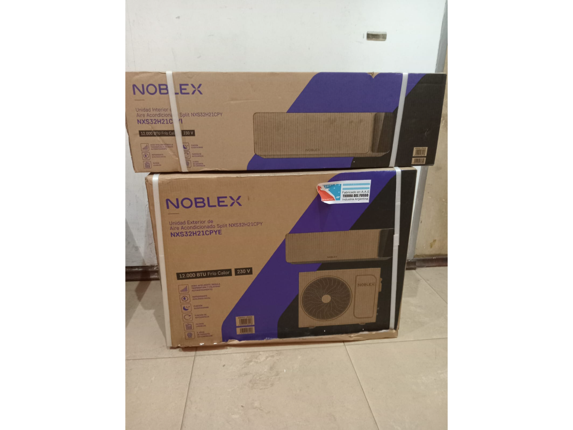 Aire 3500w noblex  frío/calor