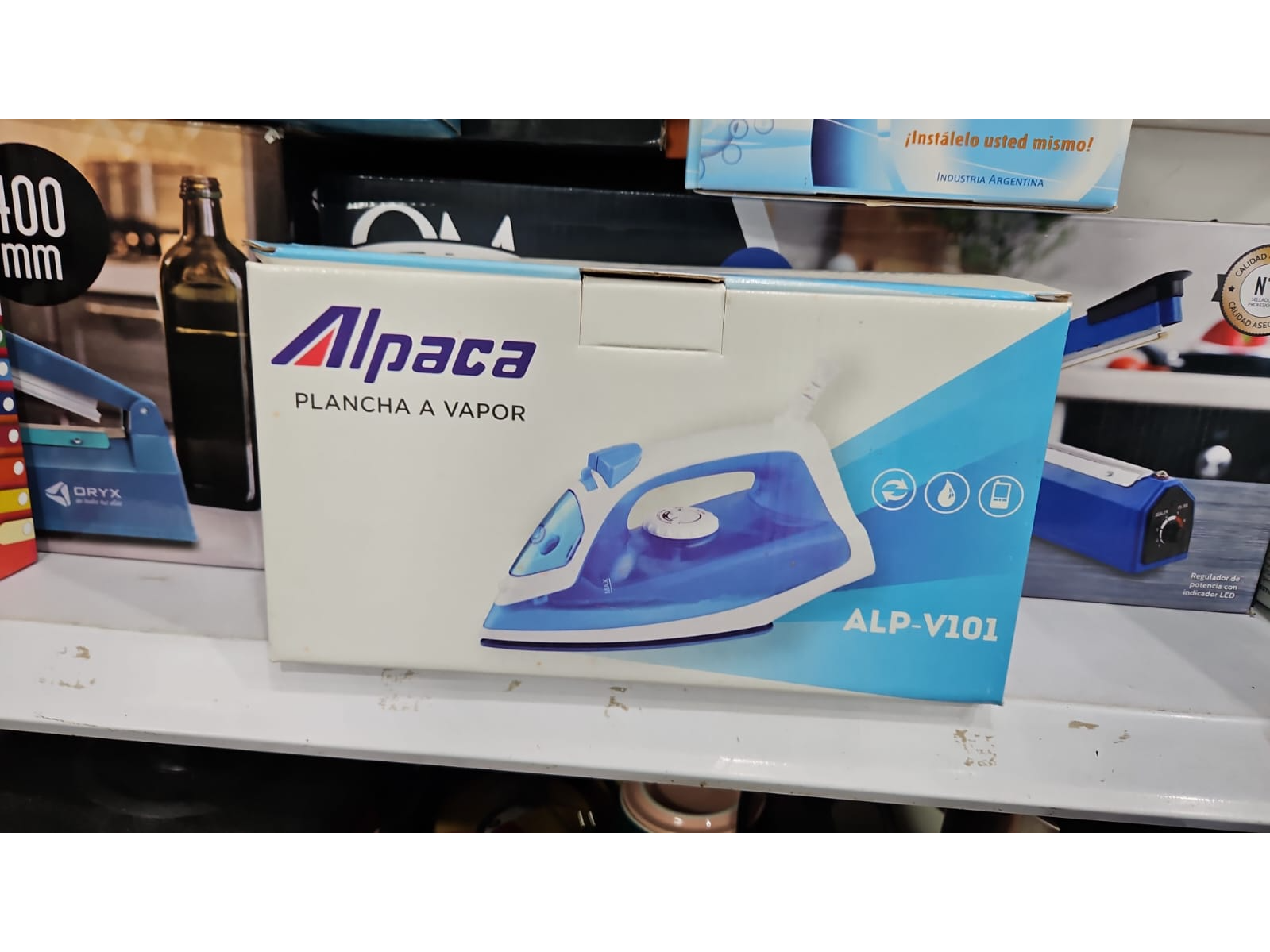 PLANCHA ROPA A VAPOR ALPACA.