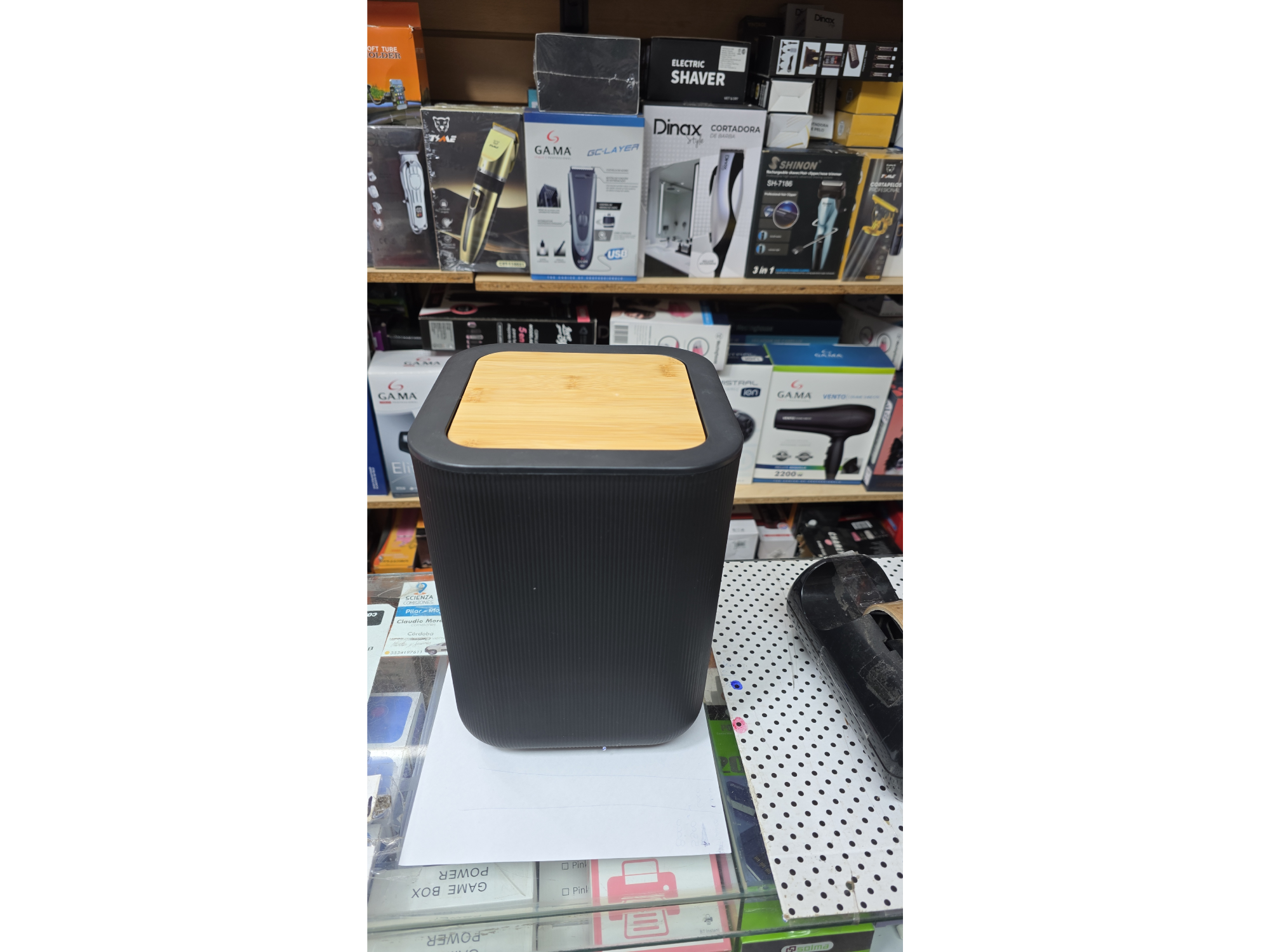 Set de Baño Premium 6 Piezas Diseño Bamboo Texturado