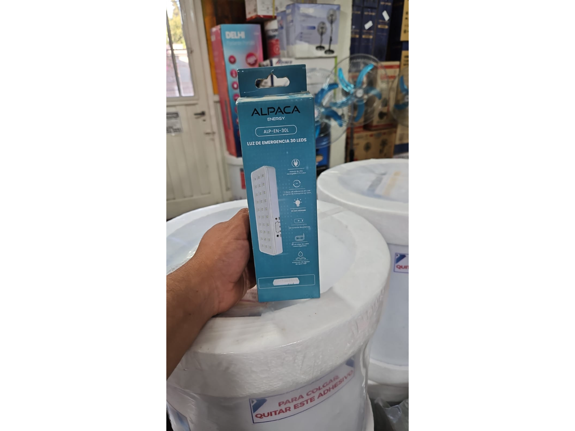 Luces emergencia alpaca 30 leds