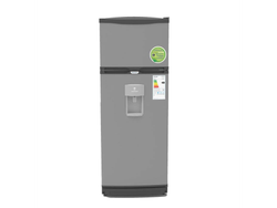 Heladera standar electric con dispenser color gris metalizado