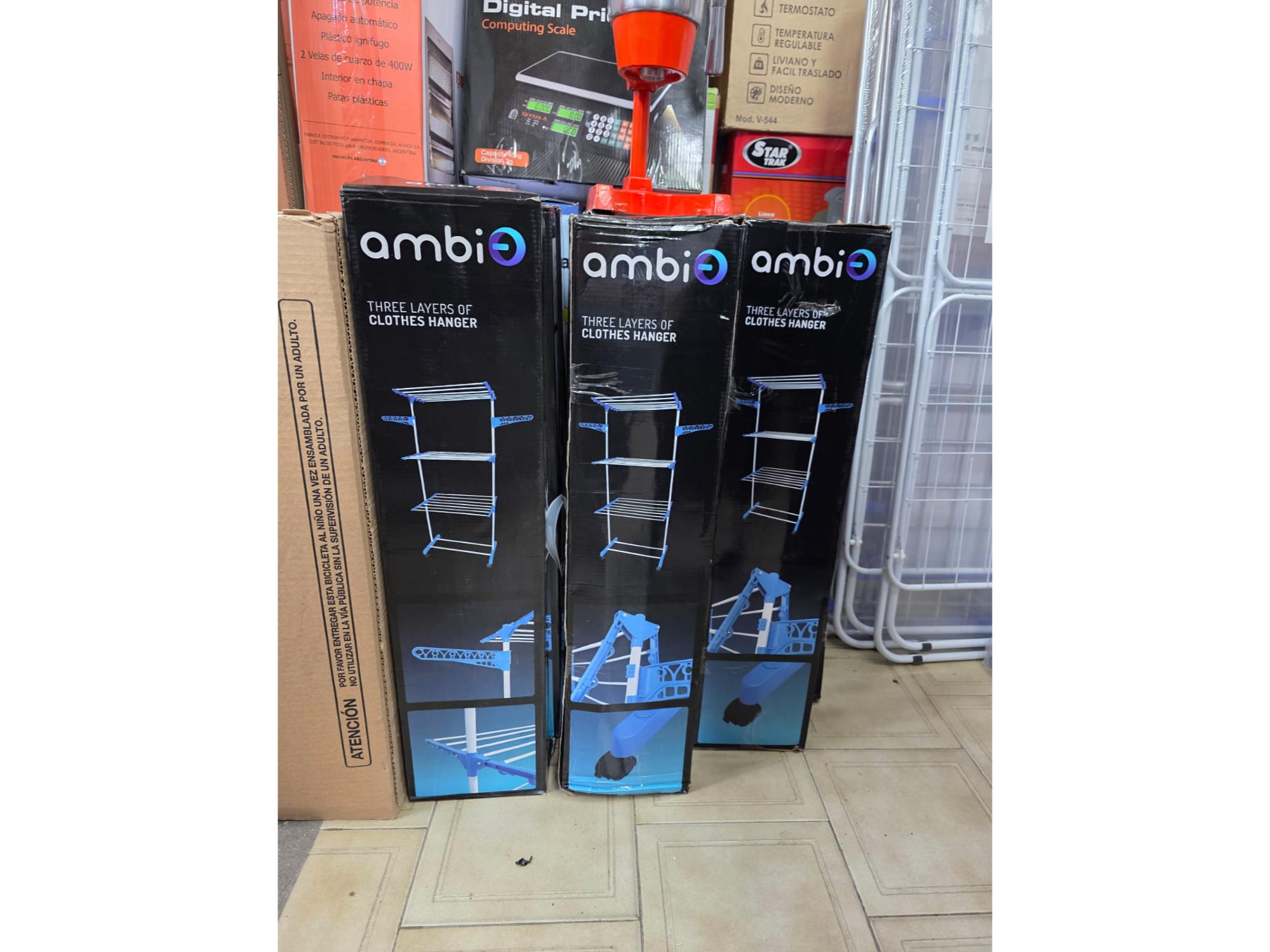 Tener vertical 3 capas AMBIO