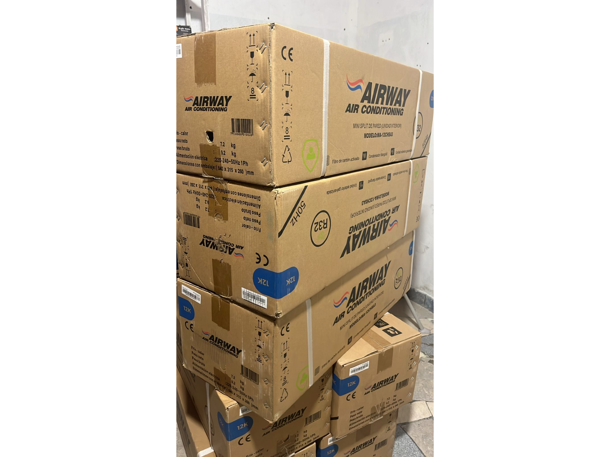 Aire acondicionado de 3500w Con kit de instalacion