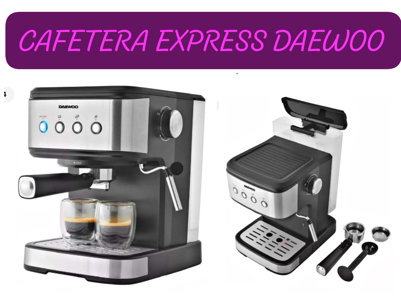 CAFETERA EXPRESS DAEWOO 2EN1