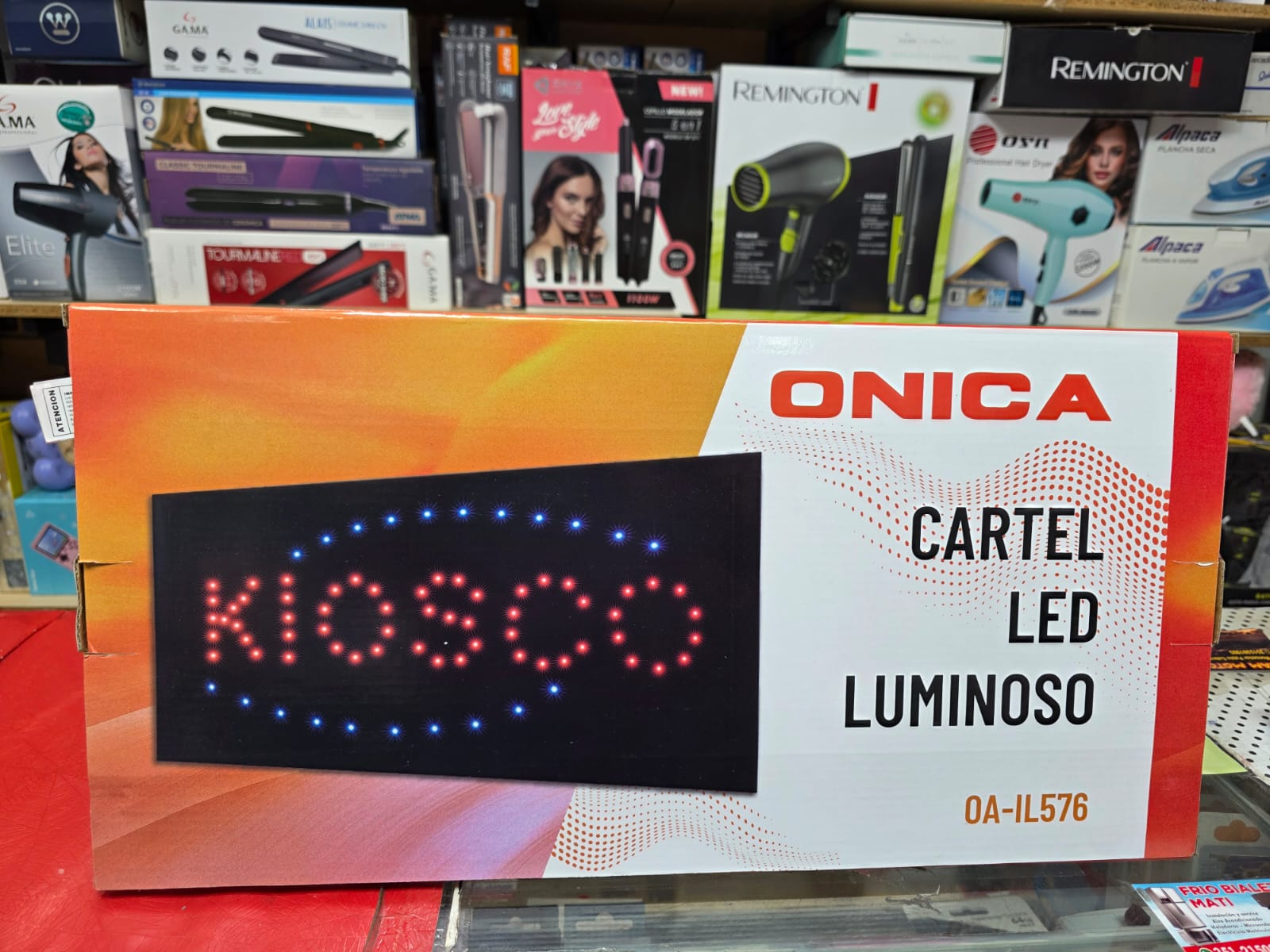 Cartel led  " ABIERTO  "