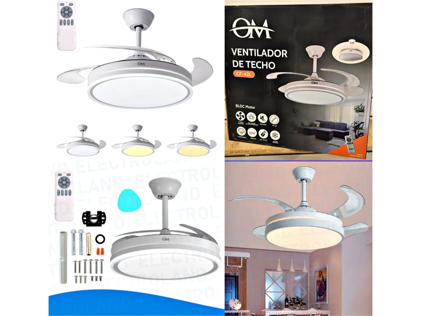 VENTILADOR DE TECHO OM/ STAR VISION