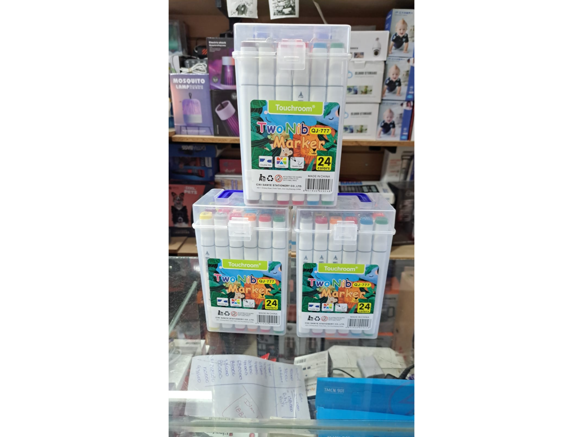 SET FIBRONES DE 24 PCS TOUCHROOM