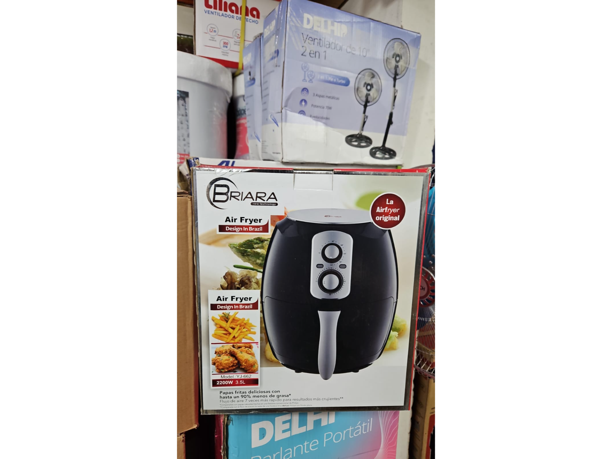 Freidora de aire 3.5 litros.