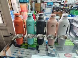 TERMOS HEIZEN PASTEL LA TAPA SE USA COMO MATE