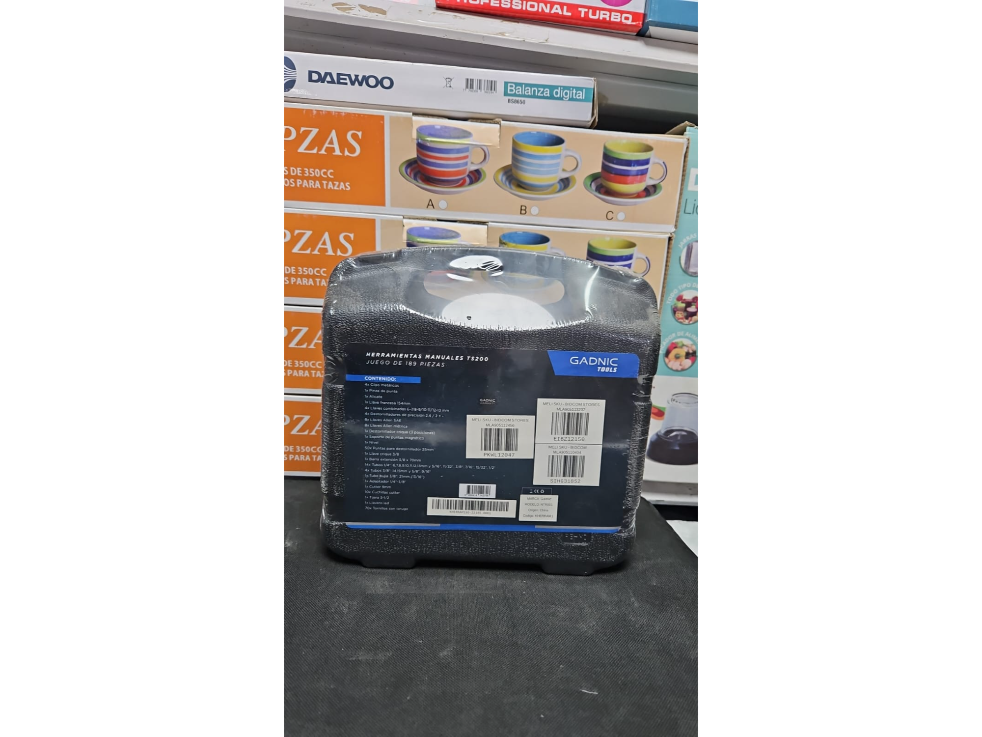 HERRAMIENTAS 189 PCS GADNIC