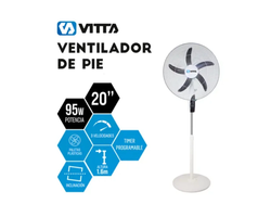 Ventilador de pie 20 pulgada vitta 95w