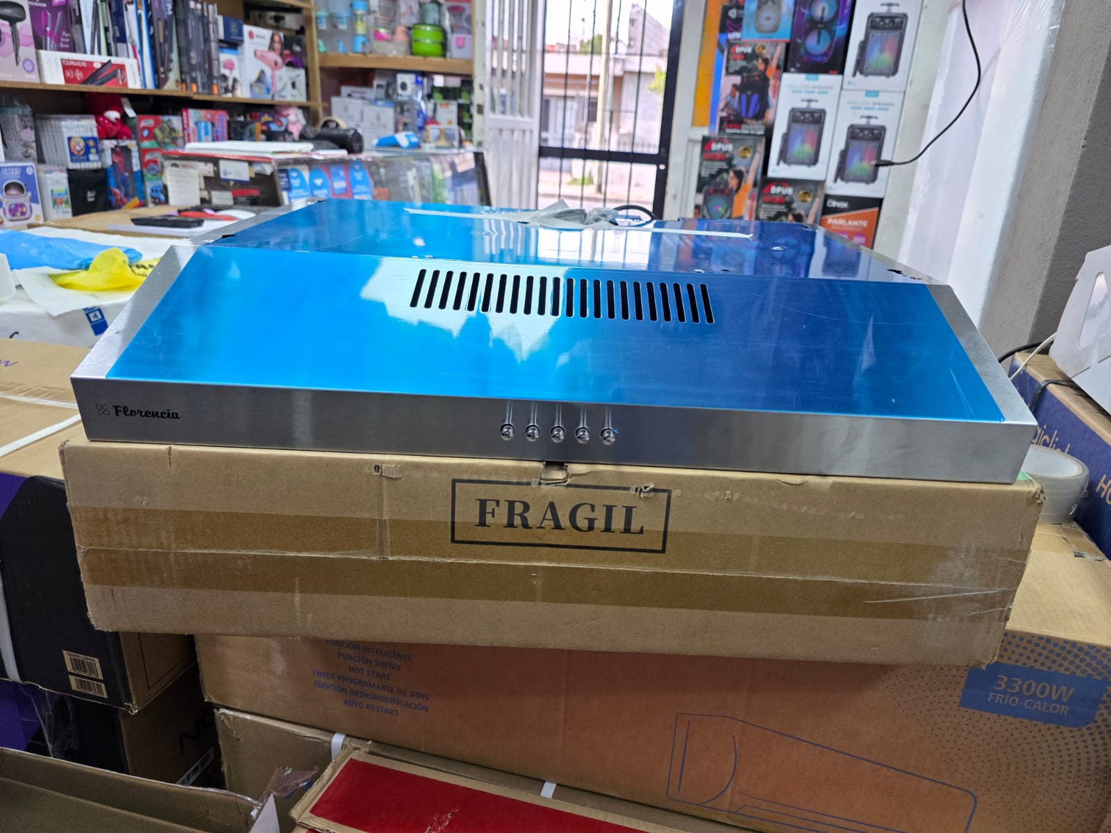 Extractor de cocina liliana de acero