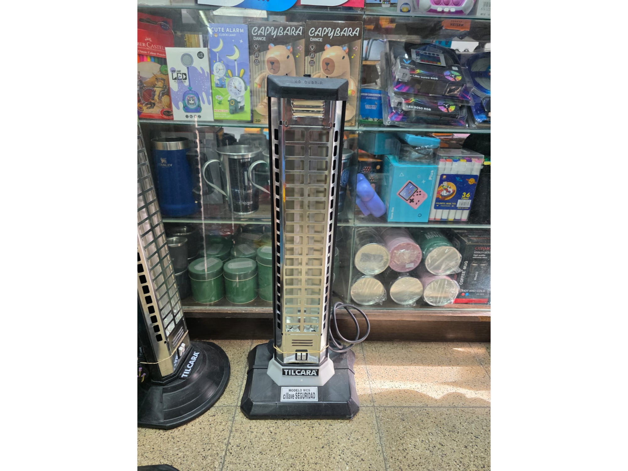 ESTUFA TILCARA CON VÁLVULA DE SEGURIDAD