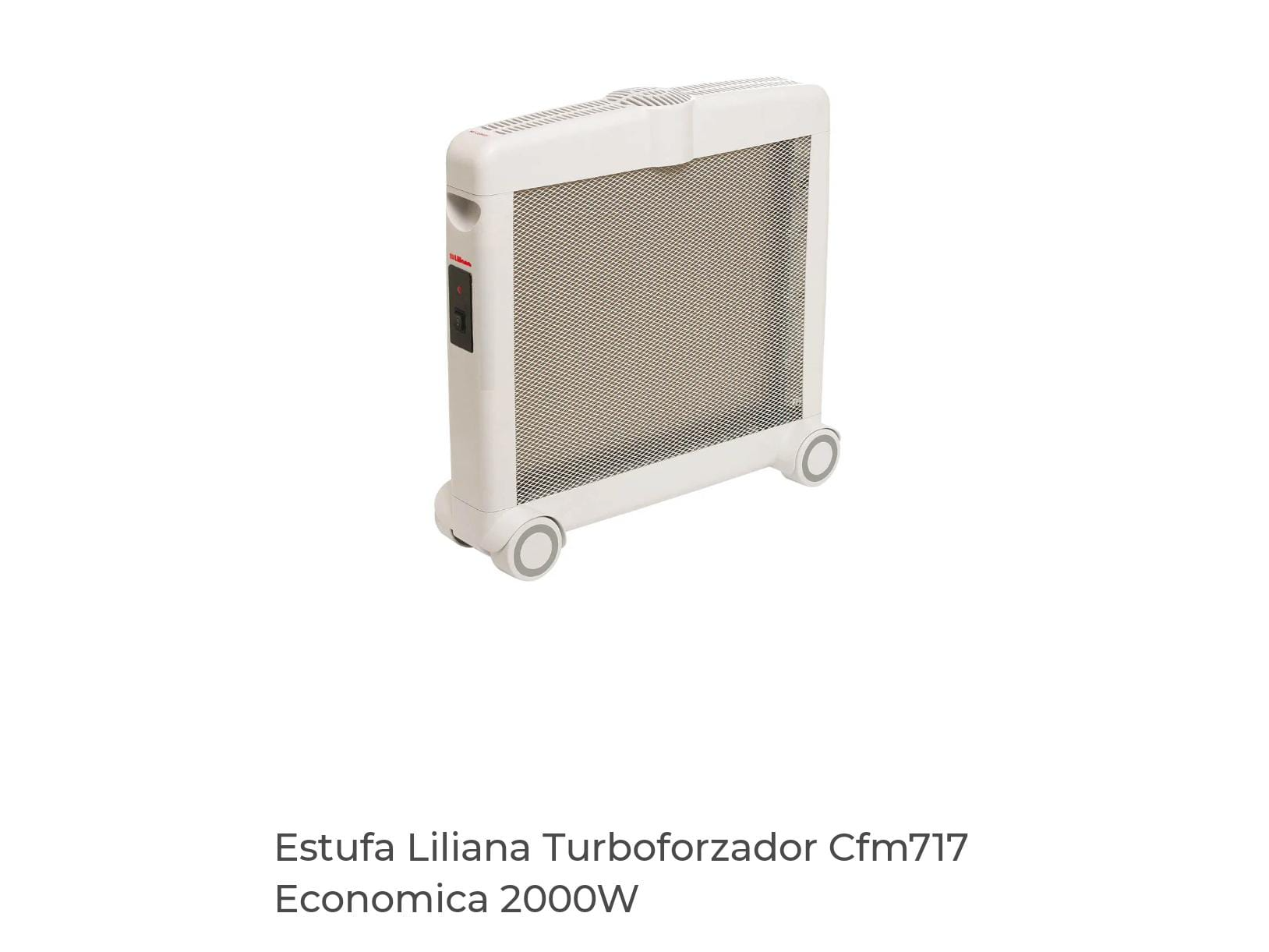 PANEL RADIANTE DE MICA LILIANA 2000W