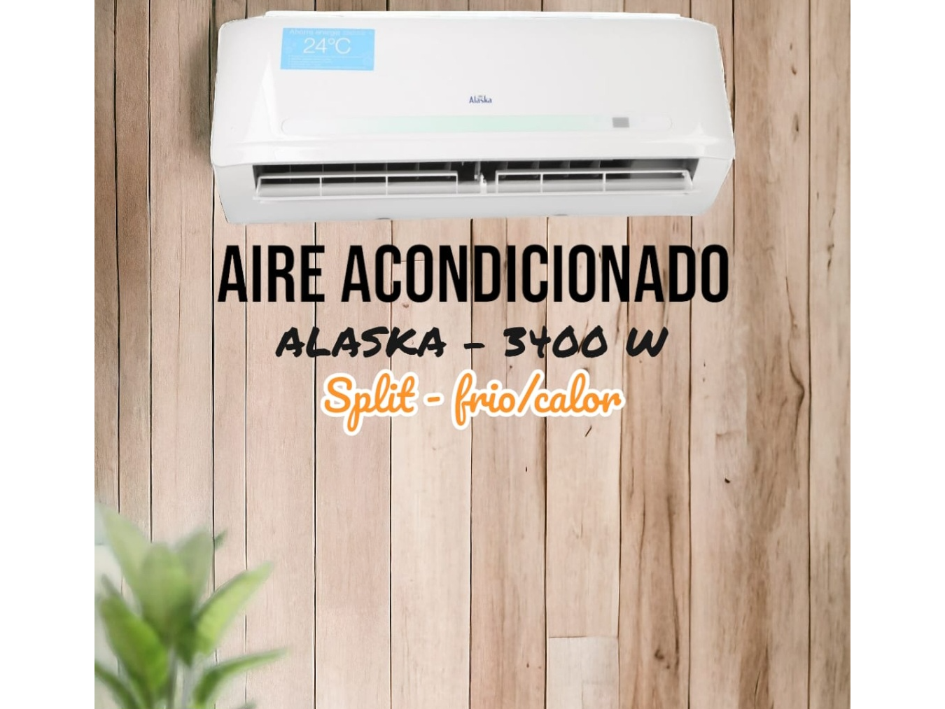 AIRE ACONDICIONADO ALASKA DE 3400W