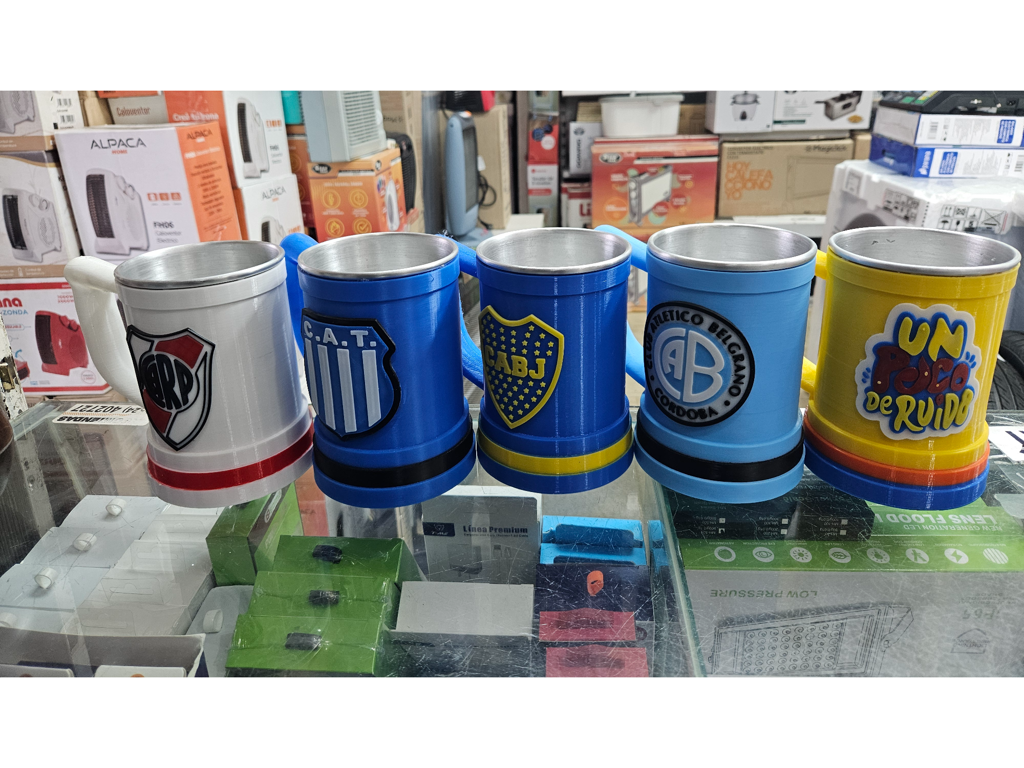 VASO CUADROS/UN POCO D RUIDO